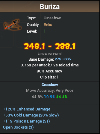 A crossbow relic