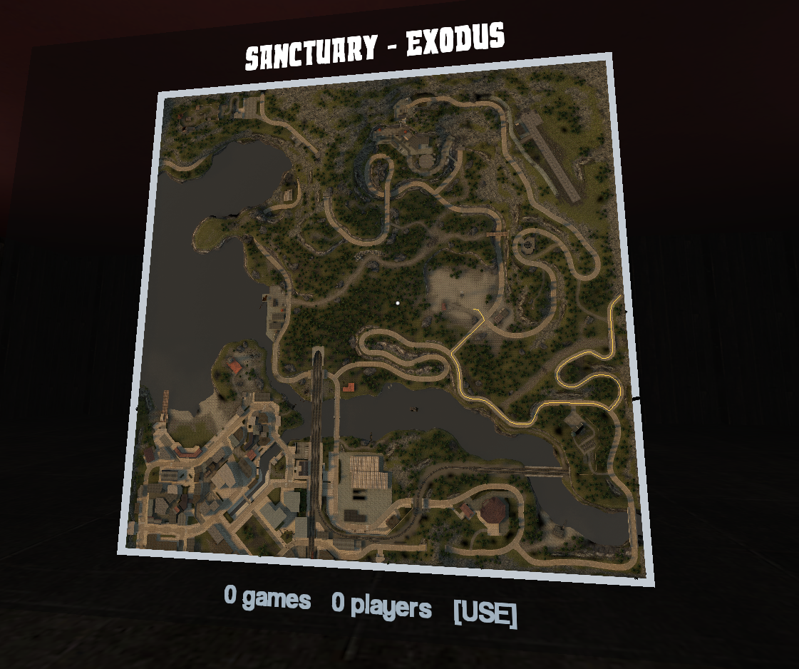 The lobby map